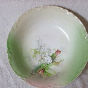 Antique Ceramic floral Bowl